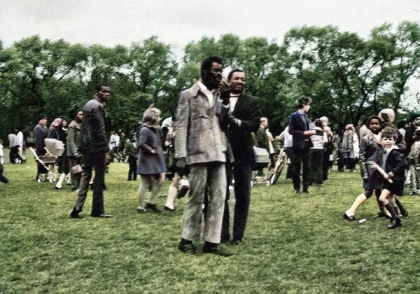 People in Alexandra Park in 1970's